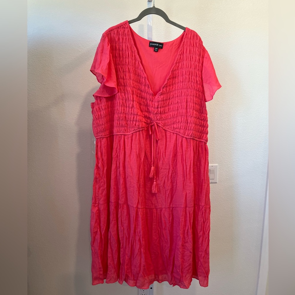 Harper Coral Maxi Dress